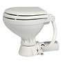 Electric toilet unit compact wooden seat 24 V